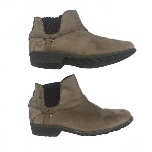 Teva Women's DE LA Vina Dos Chelsea Boot Tan Brown Suede size 11 Waterproof - Picture 1 of 6